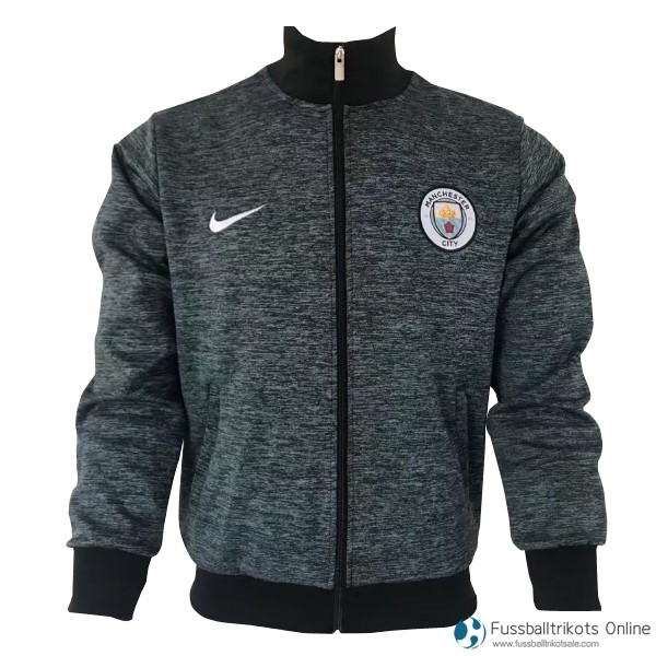 Manchester City Sweatjacken 2017-18 Grau Fussballtrikots Günstig